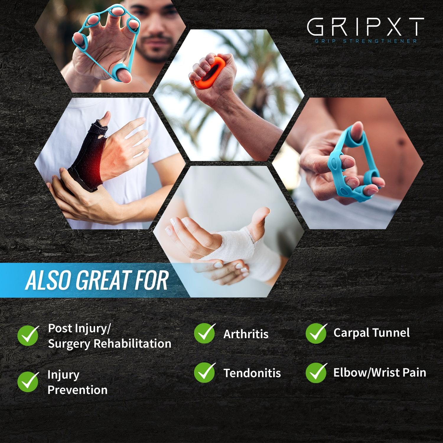 GripXT™ - Grip Strengtheners 2.0 - GripXT